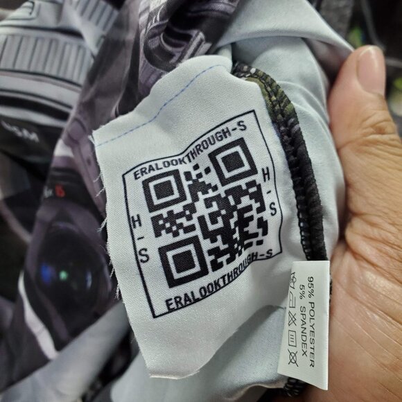 Canon EOS 5D Mark IV Men Button Up Shirt Medium Black Camera Allover Photography - Picture 6 of 8